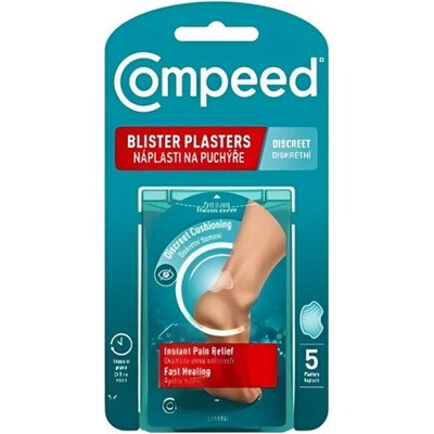 Compeed Náplasť na pľuzgiere Discreet 5 ks