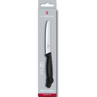 Victorinox nôž na paradajky čierny 6ks
