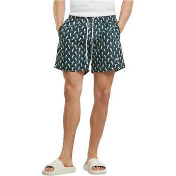 Urban Classics Бански гащета Urban classics Pattern swimming shorts - Green (Dark Green Seahorse)