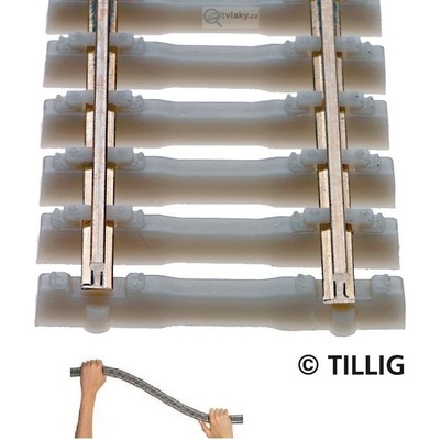 Tillig TT Flexi kolej s betonovými pražci 500 mm 83134