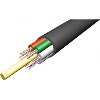 MEGAF FTTH оптичен кабел, 1xG657 влакно, Фигура 8 с носеща тел (GJYJC8H-1B6a1-sol)