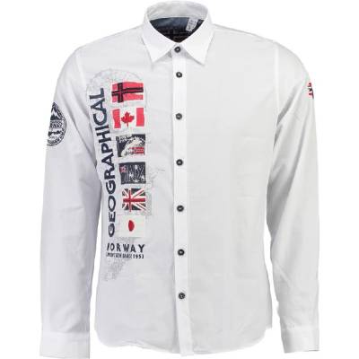 Geographical Norway košeľa pánska Zerabati LS men 100 biela