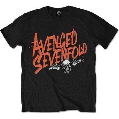 Avenged Sevenfold Orange Splatter Black 2XL Риза (ASTS31MB05)
