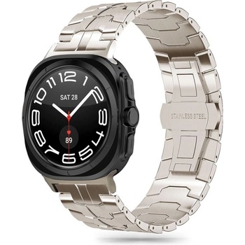 Tech-Protect Стоманена верижка за Samsung Galaxy Watch Ultra (47 mm) от Tech-Protect Stainless Line - Titanium (5906302313204)