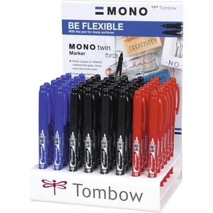 Tombow Fineliner MONO twin pen 0, 4/0, 8 дисплей ass (48) (OS-TME-48P-A)