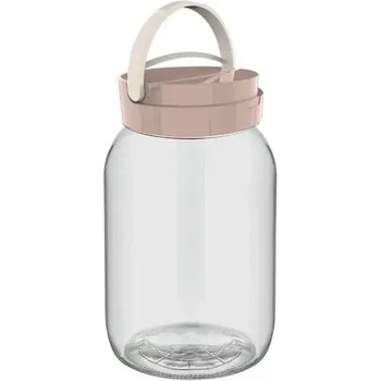 Image 1 of Стъклен буркан с винтова капачка и дръжка 2л (m-300)