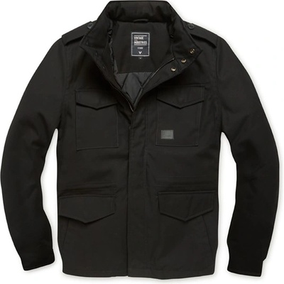 Bunda Vintage Industries Brent Parka čierna