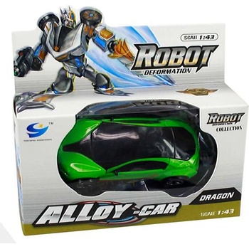 Kikky Детски метален трансформърс кола - робот Kikky - Код W4735