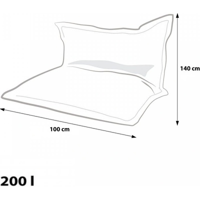 Ecopuf EF4015 Ecopuf Sedací vankúš Pillow MODERN KIDS polyester DG32/NC2