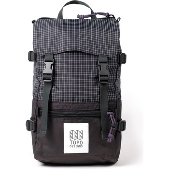 Topo Designs Дневна раница Topo designs Rover Pack Mini Recycled Daypack - Black / Grid - размер One Size (502-8703-1611)