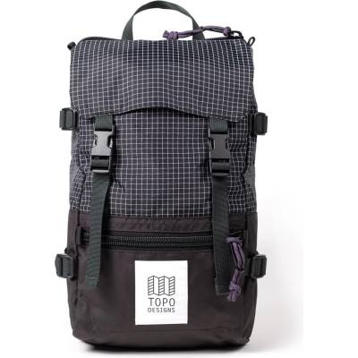Topo Designs Дневна раница Topo designs Rover Pack Mini Recycled Daypack - Black / Grid - размер One Size (502-8703-1611)