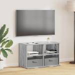 vidaXL Стойка за телевизор 79 x 40 x 48 см Сив Сонома (8000465)