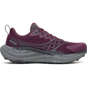 Saucony Дамски маратонки Saucony Women's Ride TR3 GTX Trail running shoes - Eggplant / Ebony - размер 40 (EU) (123-2542-0118)