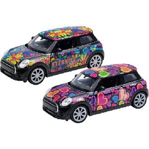 Goki Метална количка Goki - Mini Cooper Hatch, 1: 34-39, асортимент (12399)