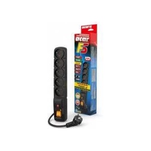 HSK Data Surge protection strip Acar F5 3, 0m black