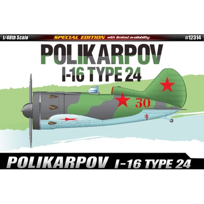 Academy Model Kit letadlo 12314 Polikarpov I-16 Type 24 LE: 36-12314 1:48