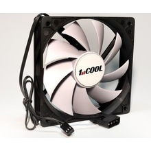 1stCOOL SILENT 12CM FAN F12-BLACK-WHITE