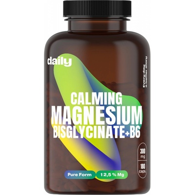 Daily Calming Magnesium Bisglycinate + B6 180 kapslí