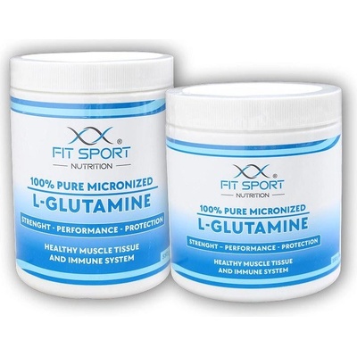 FitSport Nutrition 100% Pure Micronized L-Glutamine 550g