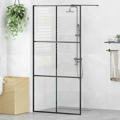 Petrashop čiré ESG sklo černá 100 x 195 cm Černý