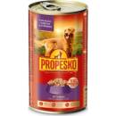 Krmivo pre psov Propesko pes hovädzie+kura+zverina 1,24 kg