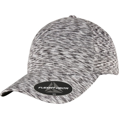 Urban Classics Шапка с козирка в сив меланж FLEXFIT DELTA UNIPANEL CAP melange silver UB-280-02711 - Сив, размер L/XL