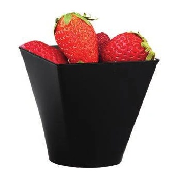 RK-PREMIUM RK-Купичка квадрат 5.9x5.9xh5.7cm 120ml. PS ЧЕРНА (MC. 12) (0151525)