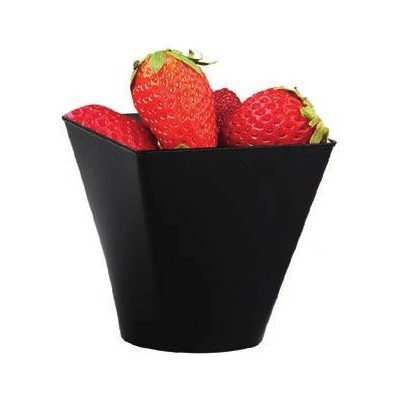 RK-PREMIUM RK-Купичка квадрат 5.9x5.9xh5.7cm 120ml. PS ЧЕРНА (MC. 12) (0151525)