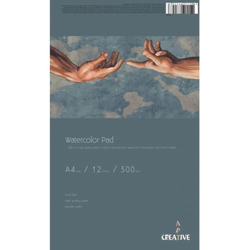 Скицник Watercolor Pad А4, 300 g, 12 листа (33747-А)