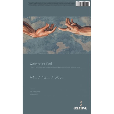 Скицник Watercolor Pad А4, 300 g, 12 листа (33747-А)