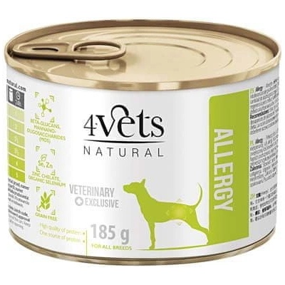 4Vets Natural Veterinary Exclusive Allergy 185 g
