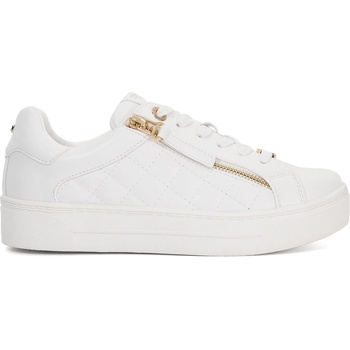 Dune London Маратонки Dune London Eisel Quilted Flatform Lace Up Trainers - White