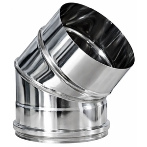 MG Inox Инокс коляно 45° - Ф150 (Ф150 мм, 45° инокс)