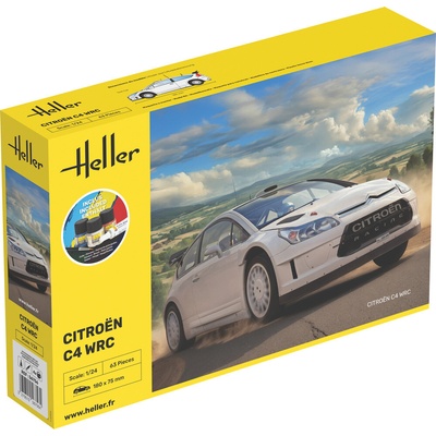 WRC Heller STARTER KIT Citroen C4 1:24