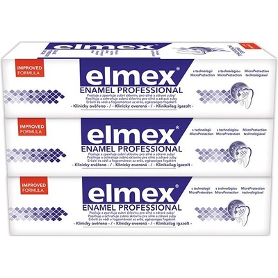 Elmex Enamel Professional 3 x 75 ml