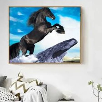 Image 1 of Черен кон 50/40 см