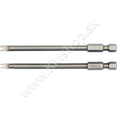 Sada bitov 1/4" 2 ks profil : L=100 mm #4, #8 YT-YT-0498