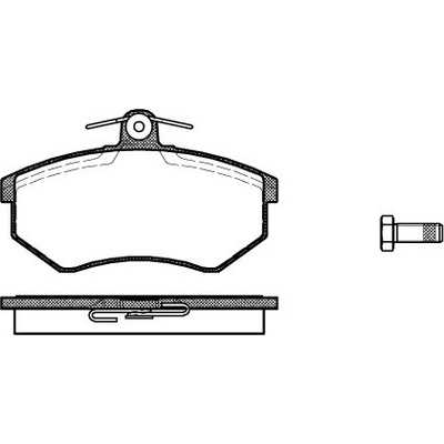 Sada brzdových platničiek kotúčovej brzdy REMSA 0134.10
