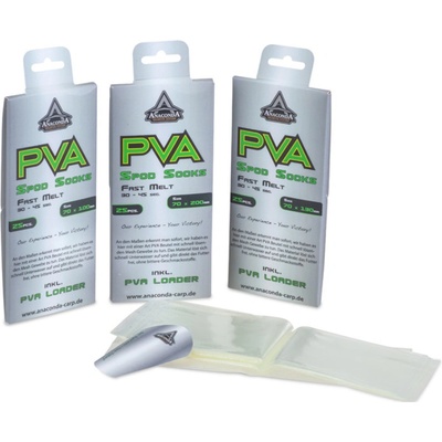 Anaconda PVA sáčky Fast Melt Spod Socks 70 x 200 mm 25 ks