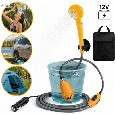 Verk 10083 přenosná cestovní sprcha 12V