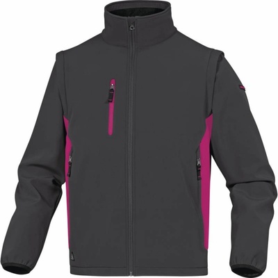 Delta Plus softshellová bunda Mysen2 2v1 sivá čierna