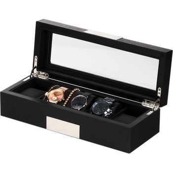 Rothenschild Watch Box RS-2350-5BL for 5 Watches Black (Watch Box RS-2350-5BL for 5 Watches Black)