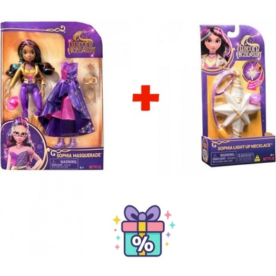 Изгоден комплект: Академия за еднорози deluxe кукла София 24 см + колие с пръстен (AS_6069399_6072553)