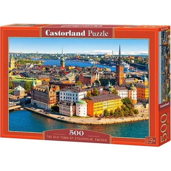 Castorland The Old Town of Stockholm, Sweden 500 pcs Пъзел 500 броя Град (263526) (263526)