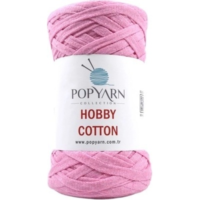 POPYARN Příze Hobby cotton B6 - růžová, 250g 150m