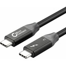 MicroConnect TB3020 Thunderbolt 3, 2m, černý