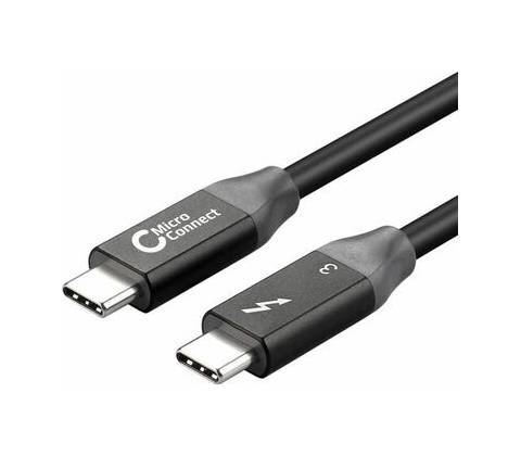 MicroConnect TB3020 Thunderbolt 3, 2m, černý