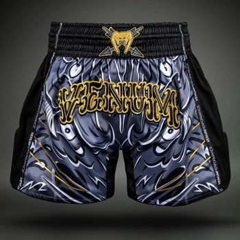Image 1 of VENUM Муай Тай Шорти Venum Wolf Atak Muay Thai Shorts - Black/Grey - S