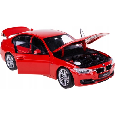 WELLY BMW 335I KOVOVÝ MODELČERVENÝ 1:18