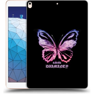 Picasee silikónový obal Apple iPad Air 10.5 2019 3.gen Diamanty Purple prehľadný